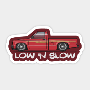 Low 'N Slow Red Sticker